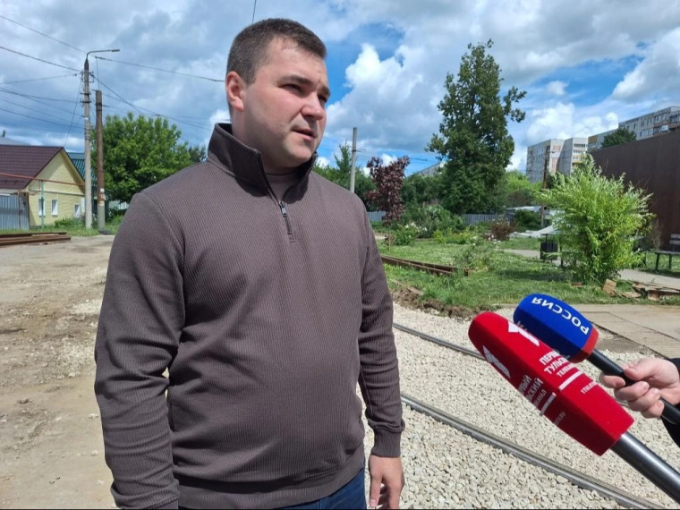 В этом году в Туле отремонтируют более 12 км трамвайных путей.