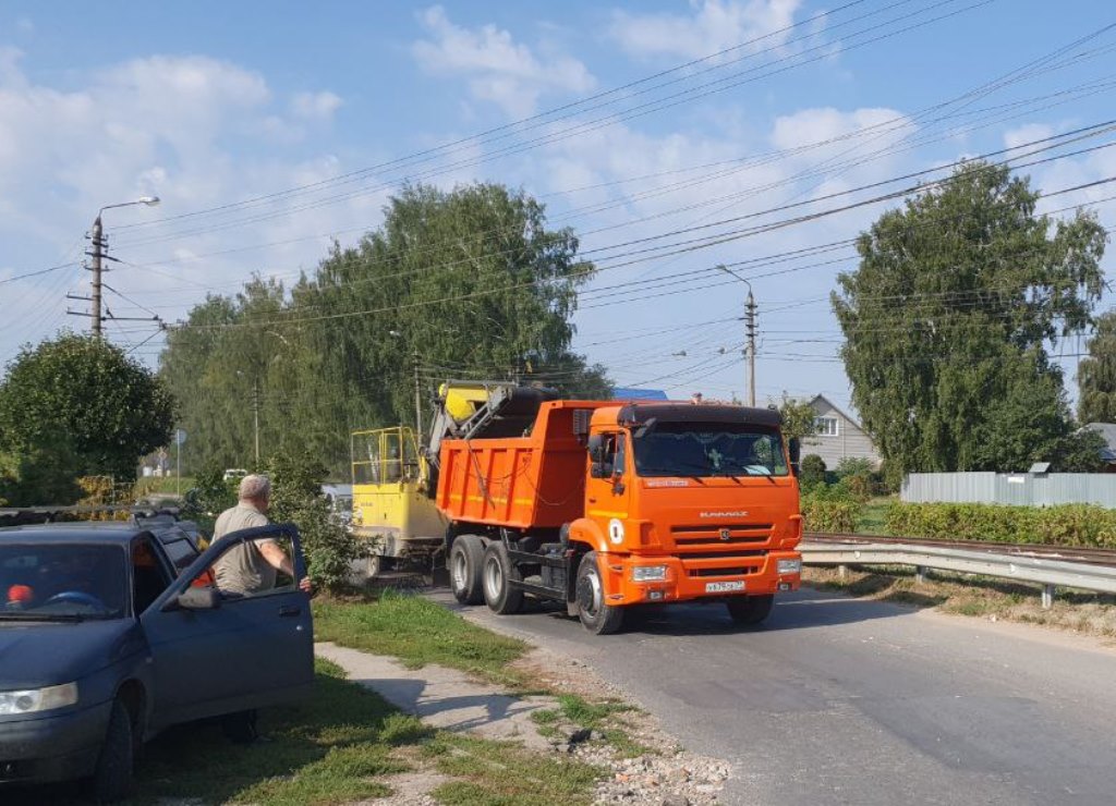 Уборка в городе.